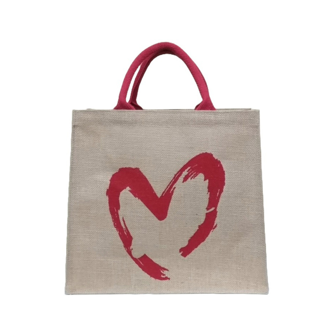 Heart Brush Strokes Seasonal Bag