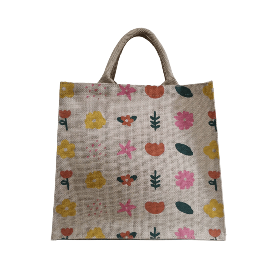 Floral Assortment Small Shopping Bag