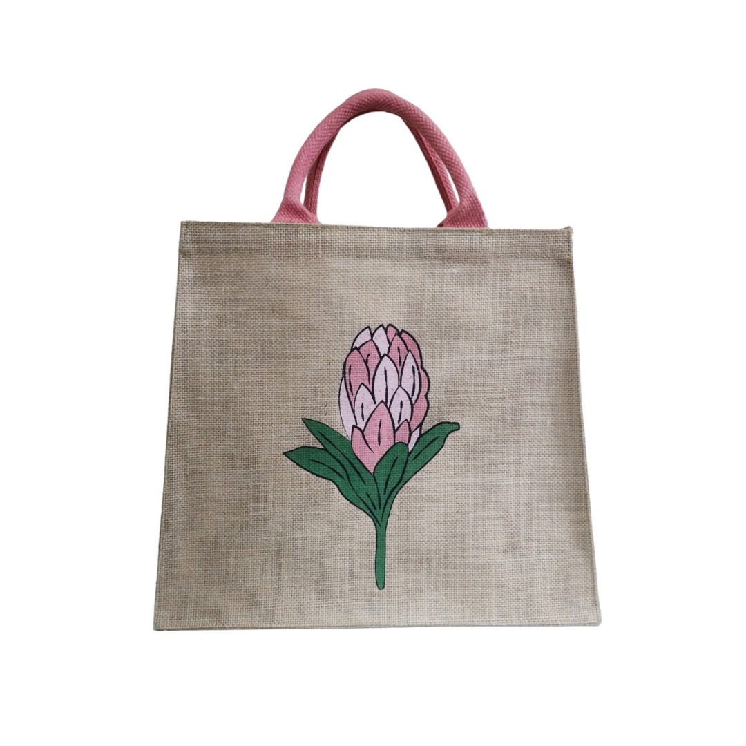 Pretty Protea Small Shopping Bag
