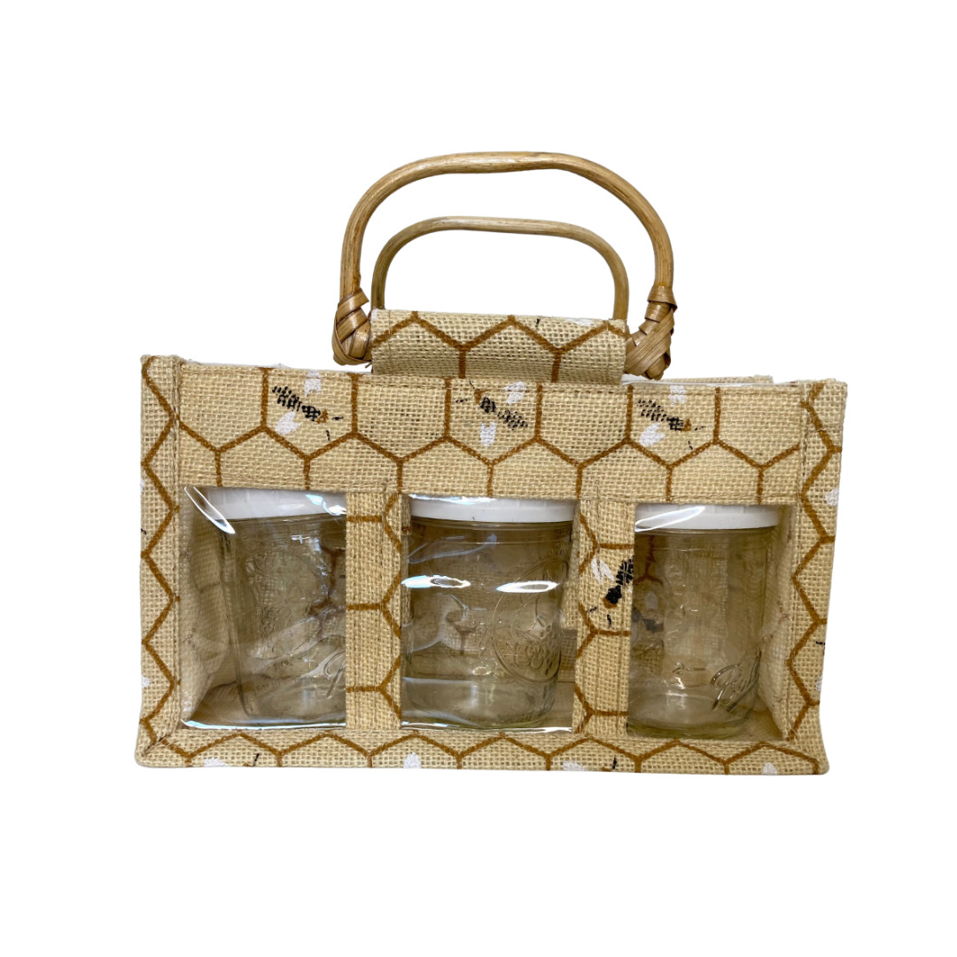 Honey Bee 3 Jar Bag