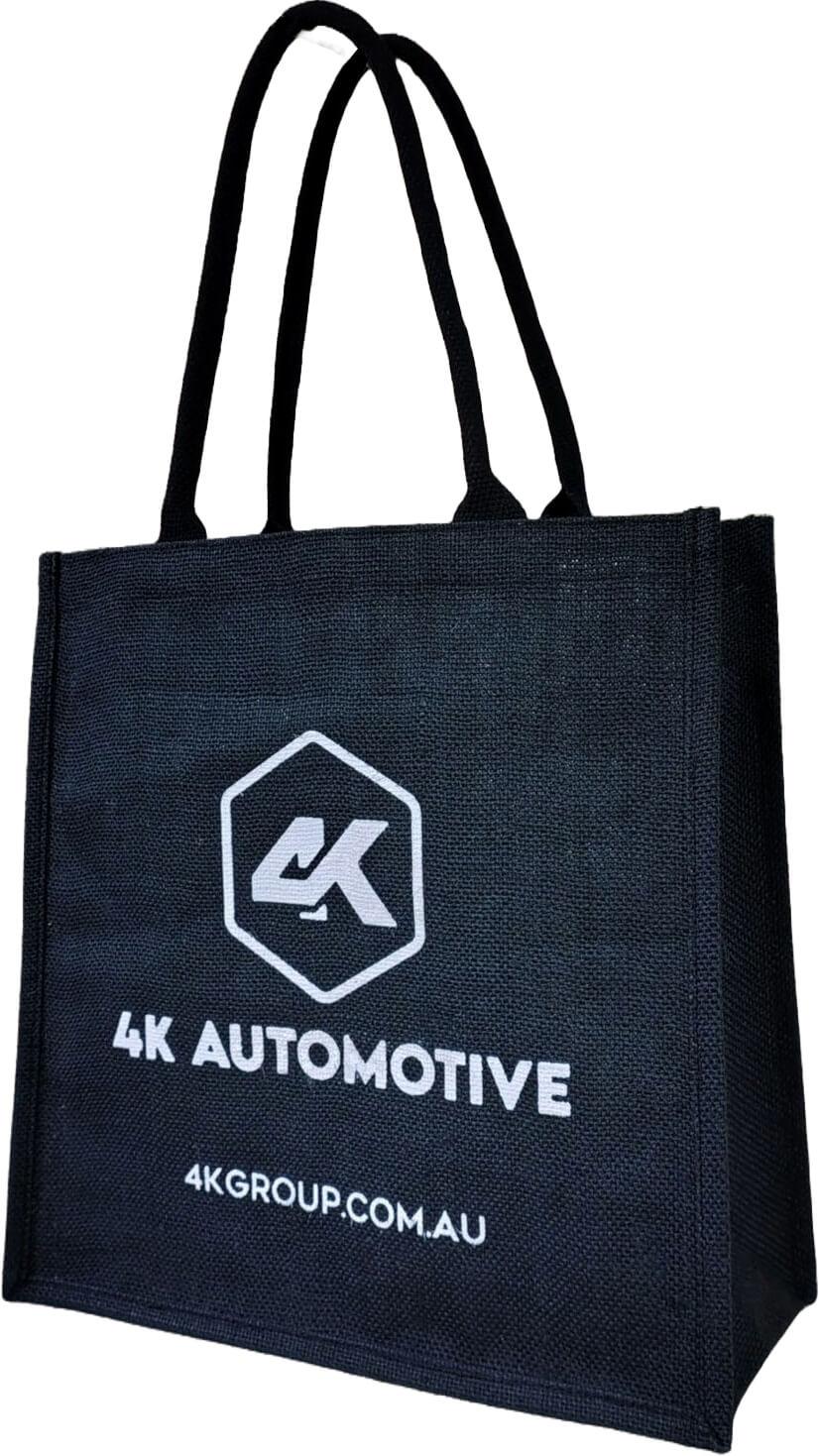 Dyed Black Sustainable Reusable Promo Bag